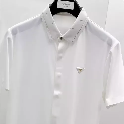 Cheap Prada Shirts Short Sleeved For Men #1321411 Replica Wholesale [$52.00 USD] [ITEM#1321411] on Replica Prada Shirts