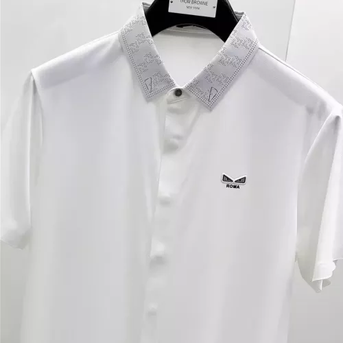 Cheap Fendi Shirts Short Sleeved For Men #1321418 Replica Wholesale [$52.00 USD] [ITEM#1321418] on Replica Fendi Shirts