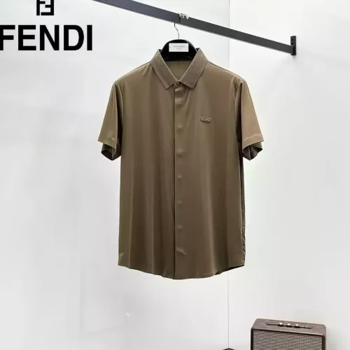 Fendi Shirts Short Sleeved For Men #1321421