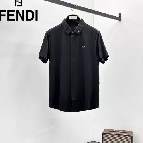 Fendi Shirts Short Sleeved For Men #1321423