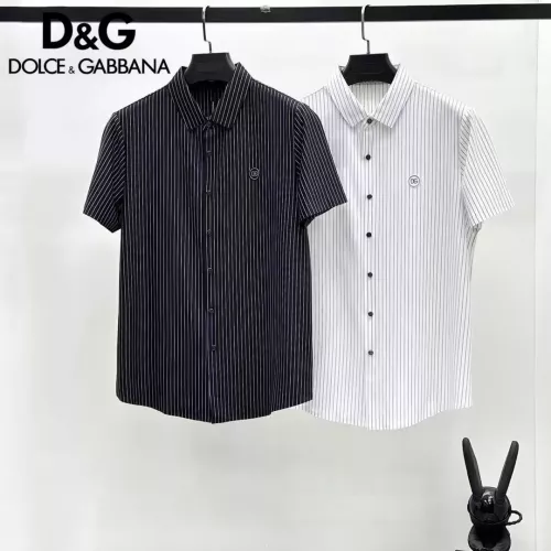 Cheap Dolce &amp; Gabbana D&amp;G Shirts Short Sleeved For Men #1321425 Replica Wholesale [$52.00 USD] [ITEM#1321425] on Replica Dolce &amp; Gabbana D&amp;G Shirts
