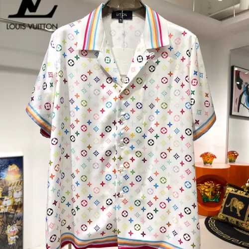 Cheap Louis Vuitton LV Tracksuits Short Sleeved For Men #1321437 Replica Wholesale [$76.00 USD] [ITEM#1321437] on Replica Louis Vuitton LV Tracksuits
