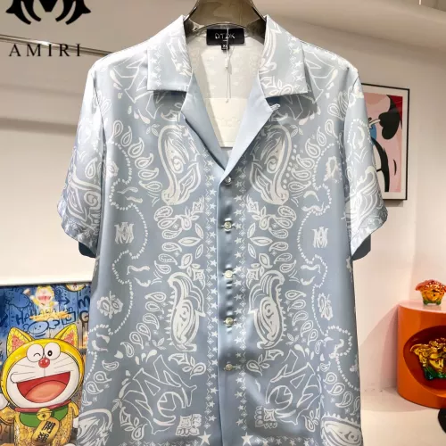 Cheap Amiri Tracksuits Short Sleeved For Men #1321441 Replica Wholesale [$76.00 USD] [ITEM#1321441] on Replica Amiri Tracksuits