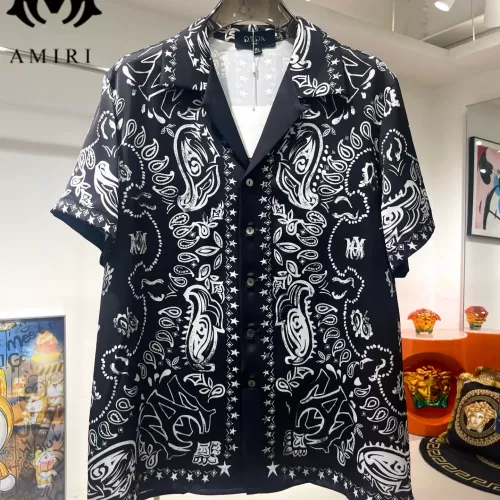 Cheap Amiri Tracksuits Short Sleeved For Men #1321442 Replica Wholesale [$76.00 USD] [ITEM#1321442] on Replica Amiri Tracksuits