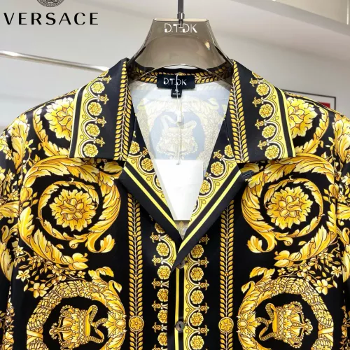 Cheap Versace Tracksuits Short Sleeved For Men #1321446 Replica Wholesale [$76.00 USD] [ITEM#1321446] on Replica Versace Tracksuits