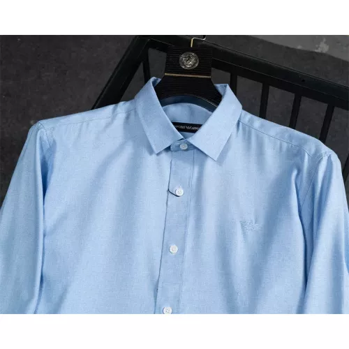 Cheap Armani Shirts Long Sleeved For Men #1321466 Replica Wholesale [$40.00 USD] [ITEM#1321466] on Replica Armani Shirts