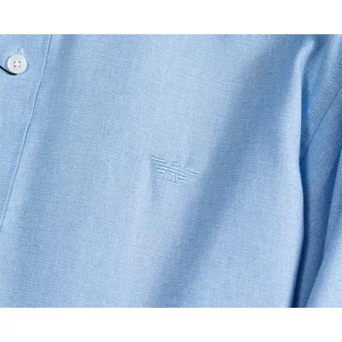 Cheap Armani Shirts Long Sleeved For Men #1321466 Replica Wholesale [$40.00 USD] [ITEM#1321466] on Replica Armani Shirts