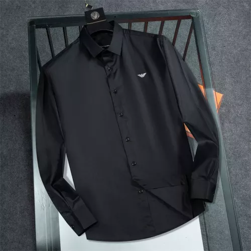 Armani Shirts Long Sleeved For Men #1321467