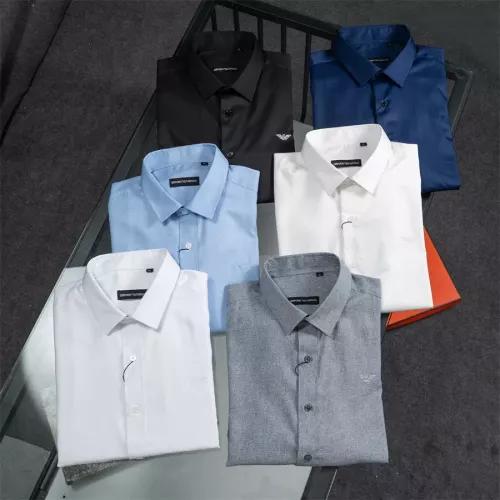 Cheap Armani Shirts Long Sleeved For Men #1321467 Replica Wholesale [$40.00 USD] [ITEM#1321467] on Replica Armani Shirts
