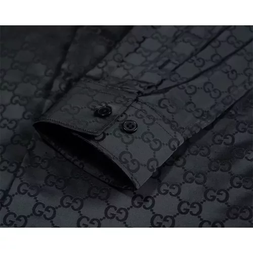 Cheap Gucci Shirts Long Sleeved For Men #1321471 Replica Wholesale [$48.00 USD] [ITEM#1321471] on Replica Gucci Shirts