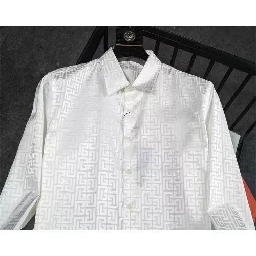 Cheap Balmain Shirts Long Sleeved For Men #1321476 Replica Wholesale [$48.00 USD] [ITEM#1321476] on Replica Balmain Shirts