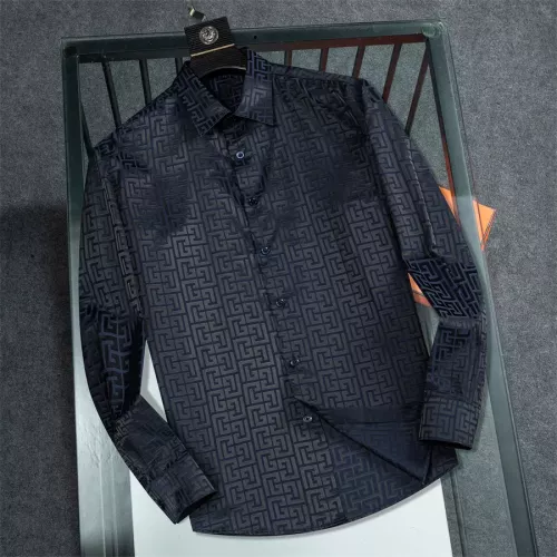 Balmain Shirts Long Sleeved For Men #1321477
