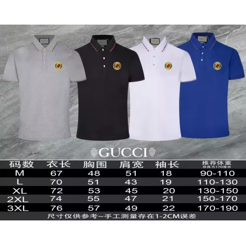 Cheap Gucci T-Shirts Short Sleeved For Men #1321651 Replica Wholesale [$45.00 USD] [ITEM#1321651] on Replica Gucci T-Shirts