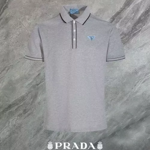 Prada T-Shirts Short Sleeved For Men #1321656