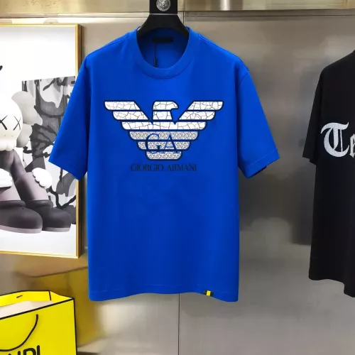 Cheap Armani T-Shirts Short Sleeved For Men #1321796 Replica Wholesale [$40.00 USD] [ITEM#1321796] on Replica Armani T-Shirts