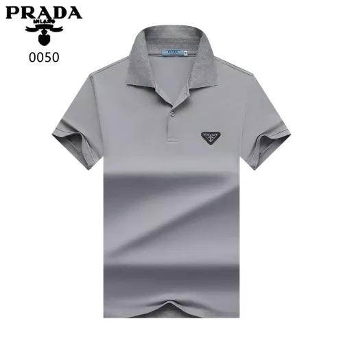 Cheap Prada T-Shirts Short Sleeved For Men #1321906 Replica Wholesale [$32.00 USD] [ITEM#1321906] on Replica Prada T-Shirts