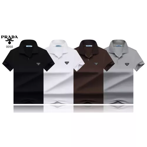 Cheap Prada T-Shirts Short Sleeved For Men #1321907 Replica Wholesale [$32.00 USD] [ITEM#1321907] on Replica Prada T-Shirts