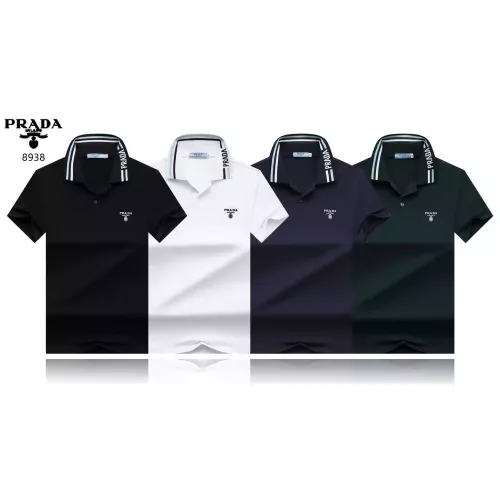 Cheap Prada T-Shirts Short Sleeved For Men #1321933 Replica Wholesale [$32.00 USD] [ITEM#1321933] on Replica Prada T-Shirts