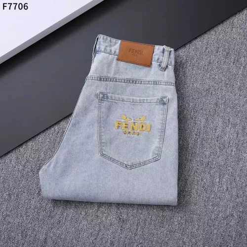 Cheap Fendi Jeans For Men #1321964 Replica Wholesale [$39.00 USD] [ITEM#1321964] on Replica Fendi Jeans