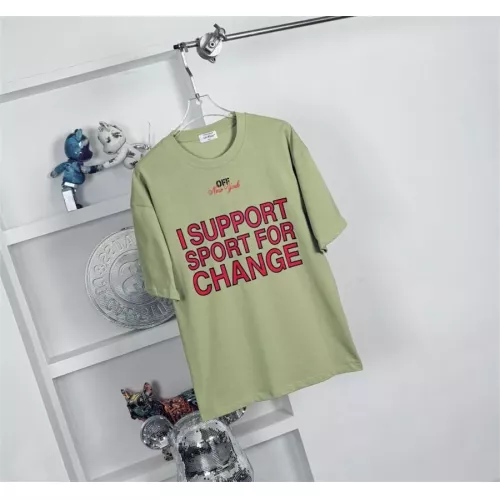 Off-White T-Shirts Short Sleeved For Unisex #1322069