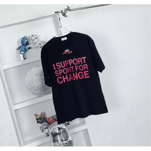 Cheap Off-White T-Shirts Short Sleeved For Unisex #1322071 Replica Wholesale [$32.00 USD] [ITEM#1322071] on Replica Off-White T-Shirts