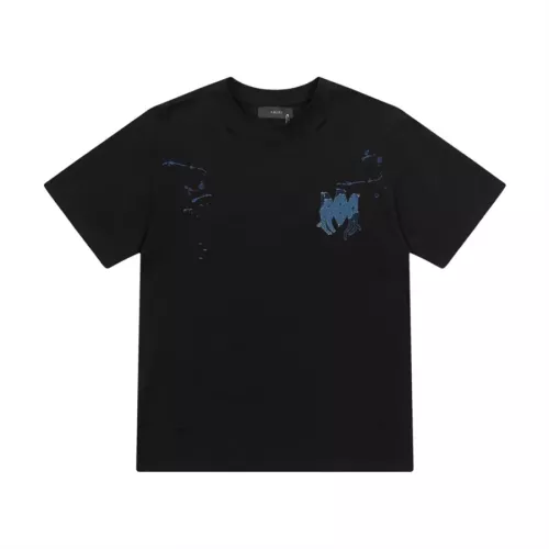 Cheap Amiri T-Shirts Short Sleeved For Unisex #1322737 Replica Wholesale [$39.00 USD] [ITEM#1322737] on Replica Amiri T-Shirts