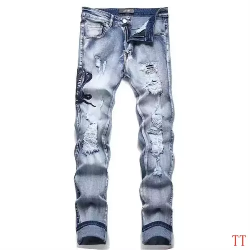 Cheap Amiri Jeans For Men #1322879 Replica Wholesale [$48.00 USD] [ITEM#1322879] on Replica Amiri Jeans