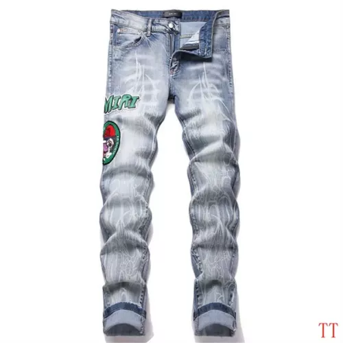 Cheap Amiri Jeans For Men #1322880 Replica Wholesale [$48.00 USD] [ITEM#1322880] on Replica Amiri Jeans