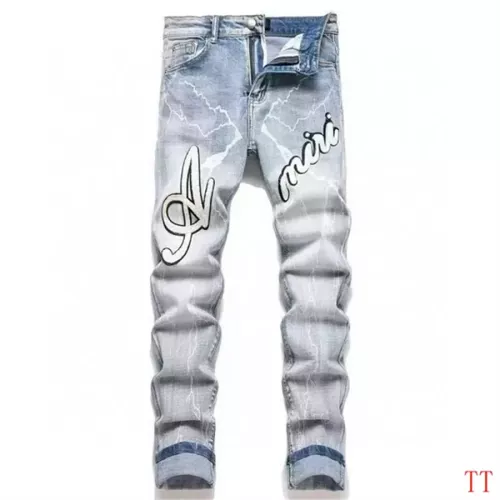 Cheap Amiri Jeans For Men #1322881 Replica Wholesale [$48.00 USD] [ITEM#1322881] on Replica Amiri Jeans