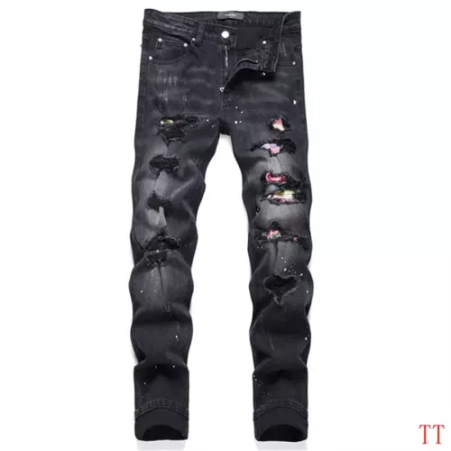 Cheap Amiri Jeans For Men #1322888 Replica Wholesale [$48.00 USD] [ITEM#1322888] on Replica Amiri Jeans