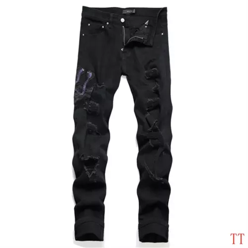 Cheap Amiri Jeans For Men #1322890 Replica Wholesale [$48.00 USD] [ITEM#1322890] on Replica Amiri Jeans