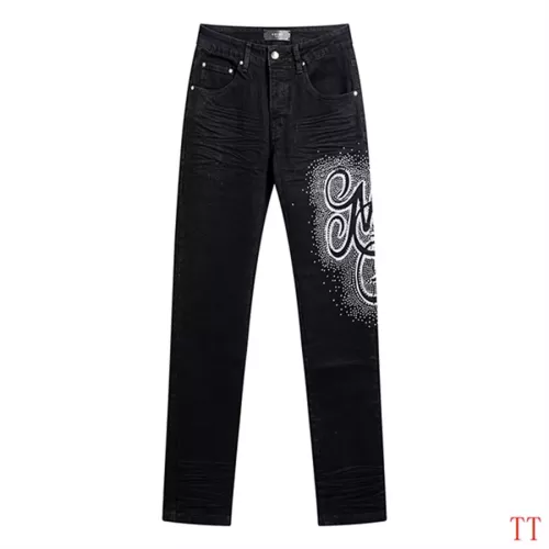 Cheap Amiri Jeans For Men #1322895 Replica Wholesale [$64.00 USD] [ITEM#1322895] on Replica Amiri Jeans