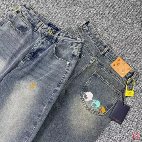 Cheap Louis Vuitton LV Jeans For Men #1322961 Replica Wholesale [$60.00 USD] [ITEM#1322961] on Replica Louis Vuitton LV Jeans