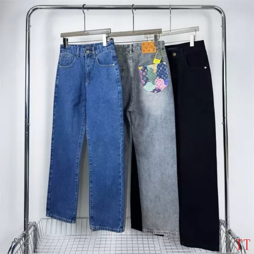 Cheap Louis Vuitton LV Jeans For Men #1322963 Replica Wholesale [$60.00 USD] [ITEM#1322963] on Replica Louis Vuitton LV Jeans