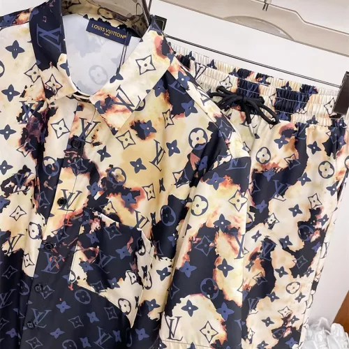 Cheap Louis Vuitton LV Tracksuits Short Sleeved For Men #1322990 Replica Wholesale [$76.00 USD] [ITEM#1322990] on Replica Louis Vuitton LV Tracksuits
