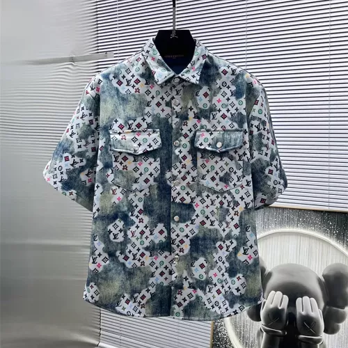 Cheap Louis Vuitton LV Tracksuits Short Sleeved For Men #1322994 Replica Wholesale [$82.00 USD] [ITEM#1322994] on Replica Louis Vuitton LV Tracksuits
