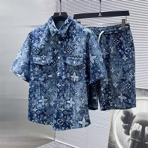Louis Vuitton LV Tracksuits Short Sleeved For Men #1322996