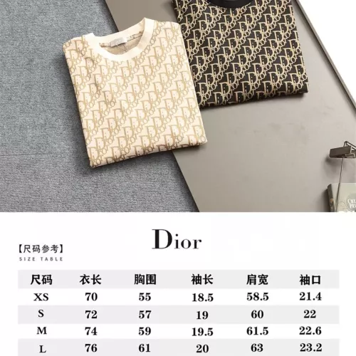 Cheap Christian Dior T-Shirts Short Sleeved For Unisex #1323246 Replica Wholesale [$40.00 USD] [ITEM#1323246] on Replica Christian Dior T-Shirts