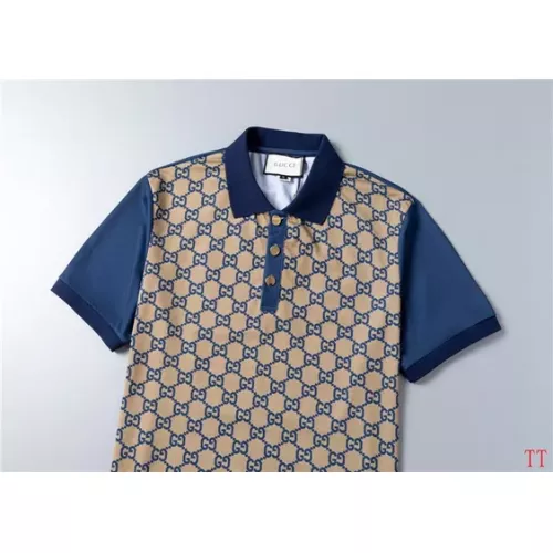 Cheap Gucci T-Shirts Short Sleeved For Men #1323345 Replica Wholesale [$45.00 USD] [ITEM#1323345] on Replica Gucci T-Shirts
