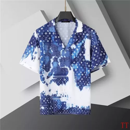 Cheap Louis Vuitton LV Tracksuits Short Sleeved For Men #1323356 Replica Wholesale [$60.00 USD] [ITEM#1323356] on Replica Louis Vuitton LV Tracksuits