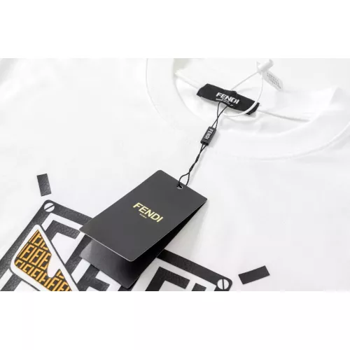Cheap Fendi T-Shirts Short Sleeved For Unisex #1323392 Replica Wholesale [$45.00 USD] [ITEM#1323392] on Replica Fendi T-Shirts