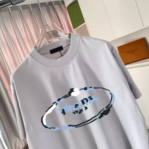 Cheap Prada T-Shirts Short Sleeved For Unisex #1323443 Replica Wholesale [$42.00 USD] [ITEM#1323443] on Replica Prada T-Shirts