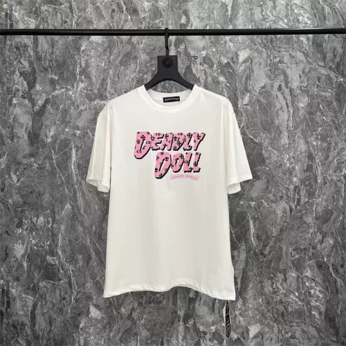 Cheap Chrome Hearts T-Shirts Short Sleeved For Unisex #1323495 Replica Wholesale [$48.00 USD] [ITEM#1323495] on Replica Chrome Hearts T-Shirts