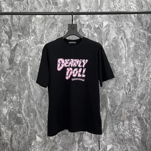 Cheap Chrome Hearts T-Shirts Short Sleeved For Unisex #1323496 Replica Wholesale [$48.00 USD] [ITEM#1323496] on Replica Chrome Hearts T-Shirts