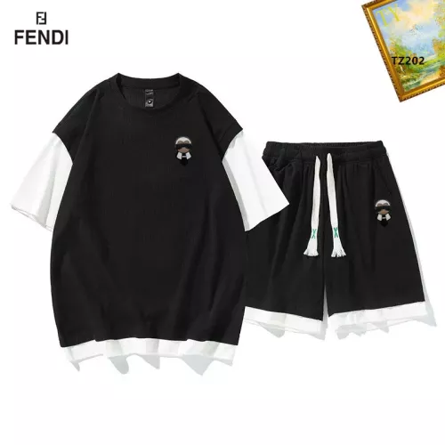 Fendi Tracksuits Short Sleeved For Men #1323662