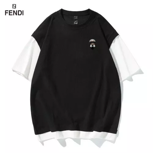 Cheap Fendi Tracksuits Short Sleeved For Men #1323662 Replica Wholesale [$48.00 USD] [ITEM#1323662] on Replica Fendi Tracksuits