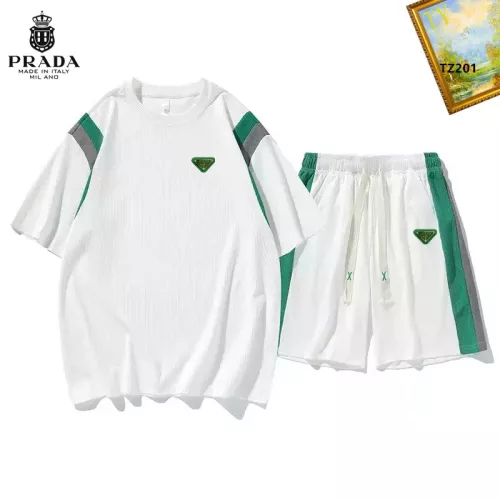 Prada Tracksuits Short Sleeved For Men #1323665