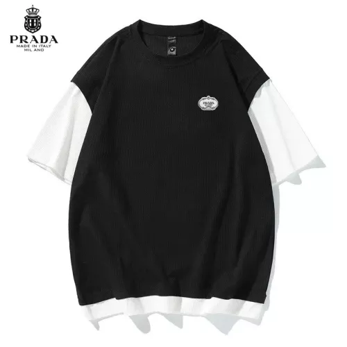 Cheap Prada Tracksuits Short Sleeved For Men #1323673 Replica Wholesale [$48.00 USD] [ITEM#1323673] on Replica Prada Tracksuits