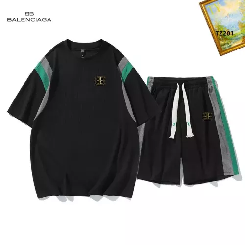 Balenciaga Fashion Tracksuits Short Sleeved For Men #1323675