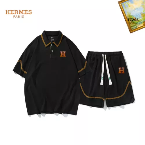 Hermes Tracksuits Short Sleeved For Men #1323697